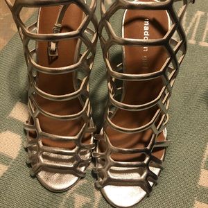 NEW Madden girl silver heels